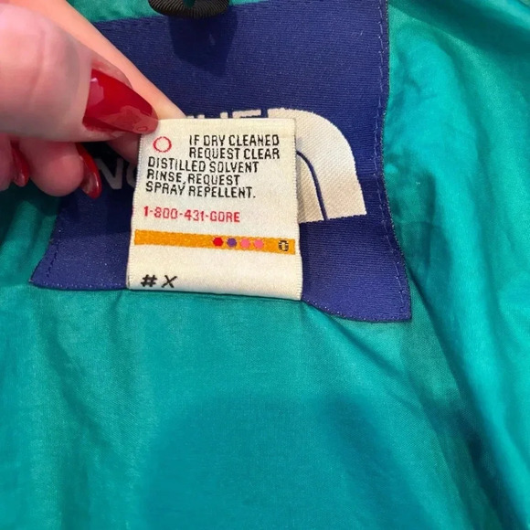 VINTAGE THE NORTH FACE PULLOVER WINDBREAKER JACKET 1990S SIZE MEDIUM MADE IN USA - Picture 8 of 14